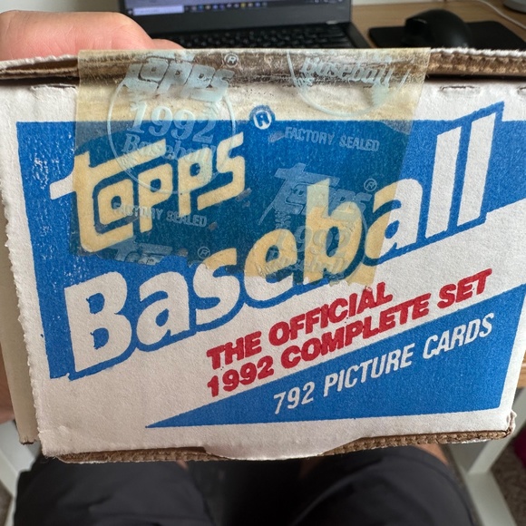 1992 TOPPS FACTORY SEALED OFFICIAL COMPLETE SET - 792 MLB BASEBALL CARDS - Picture 7 of 10